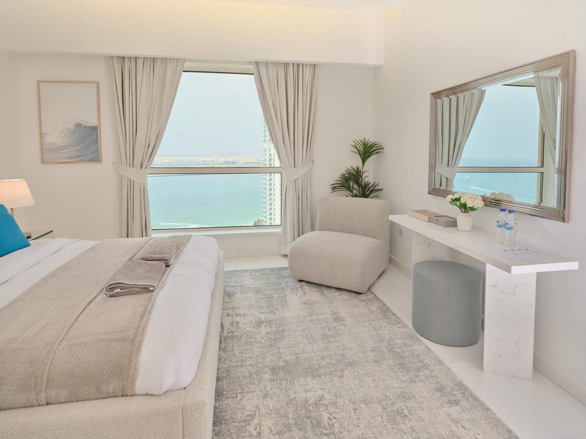 Jbr Beachfront Luxe Apartment All Rooms Sea Facing 迪拜 外观 照片