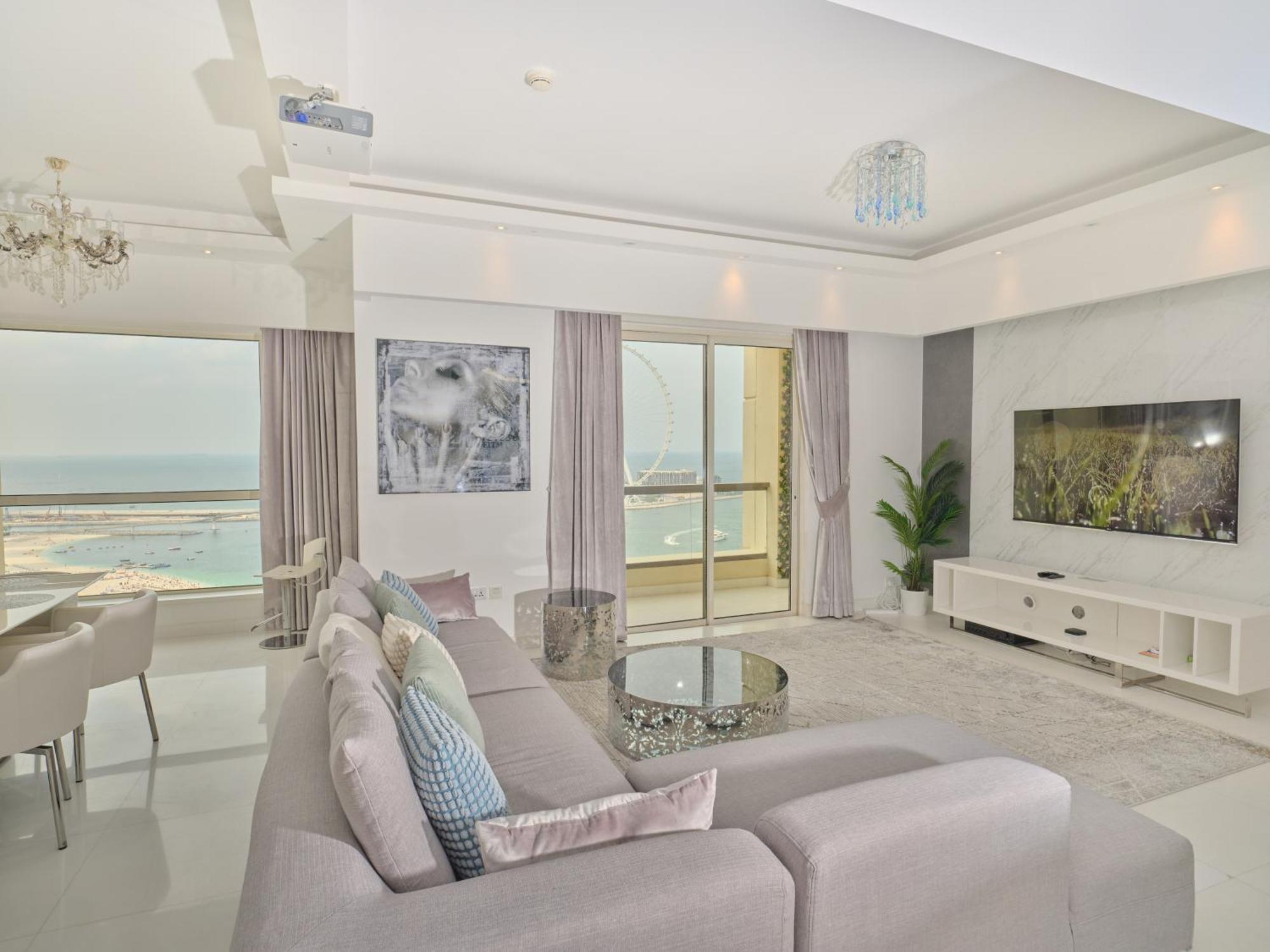 Jbr Beachfront Luxe Apartment All Rooms Sea Facing 迪拜 外观 照片