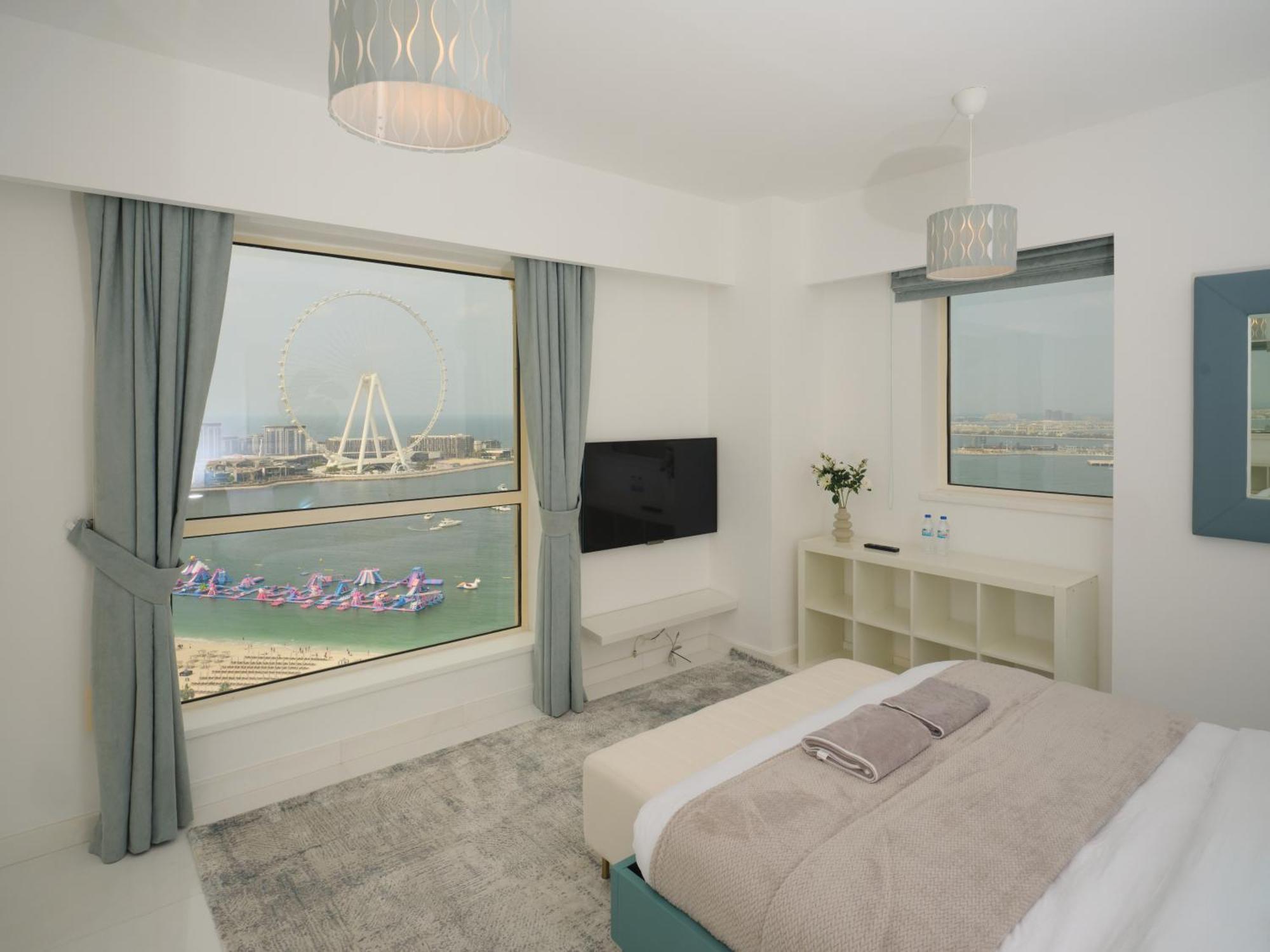 Jbr Beachfront Luxe Apartment All Rooms Sea Facing 迪拜 外观 照片