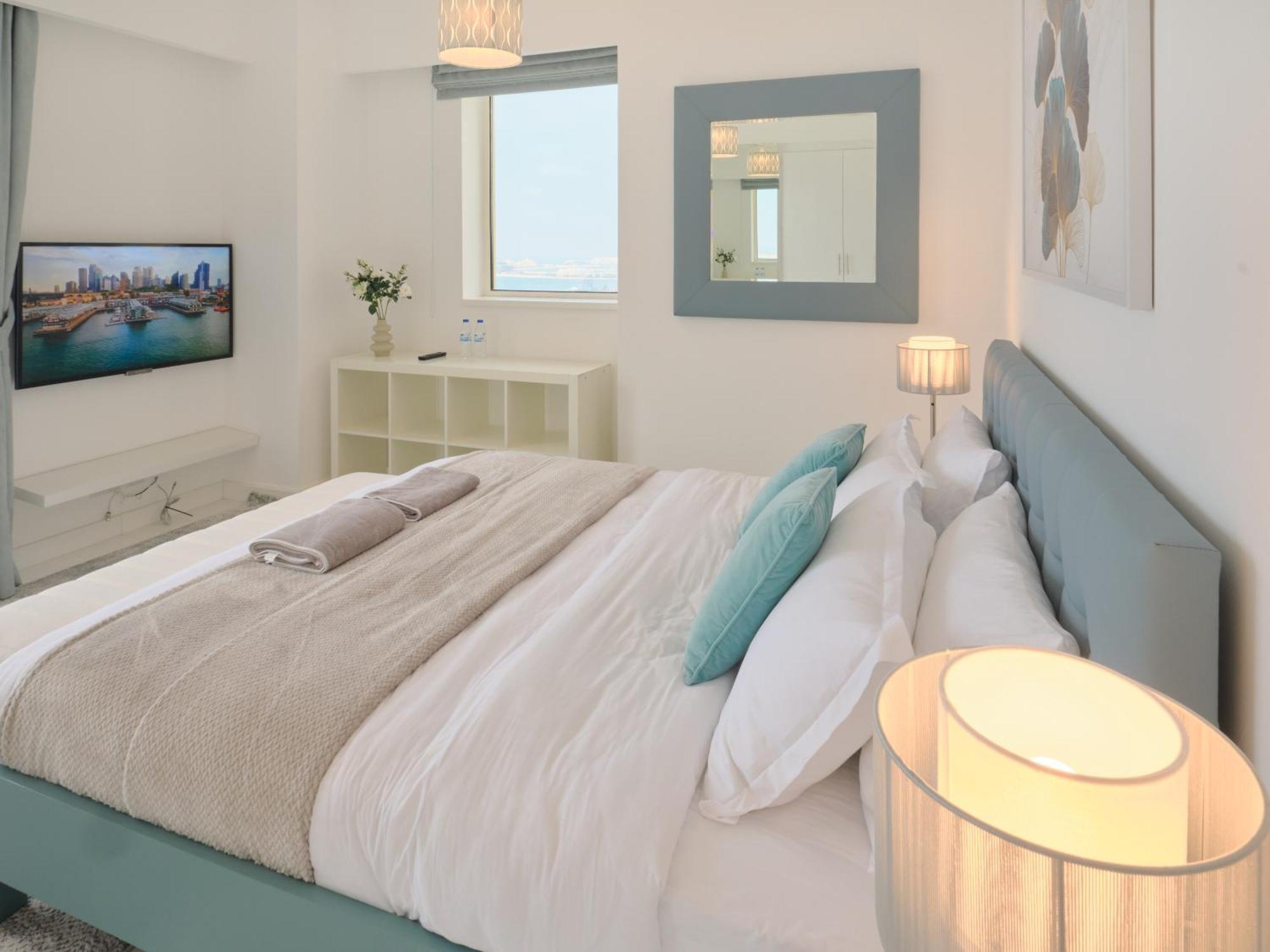 Jbr Beachfront Luxe Apartment All Rooms Sea Facing 迪拜 外观 照片