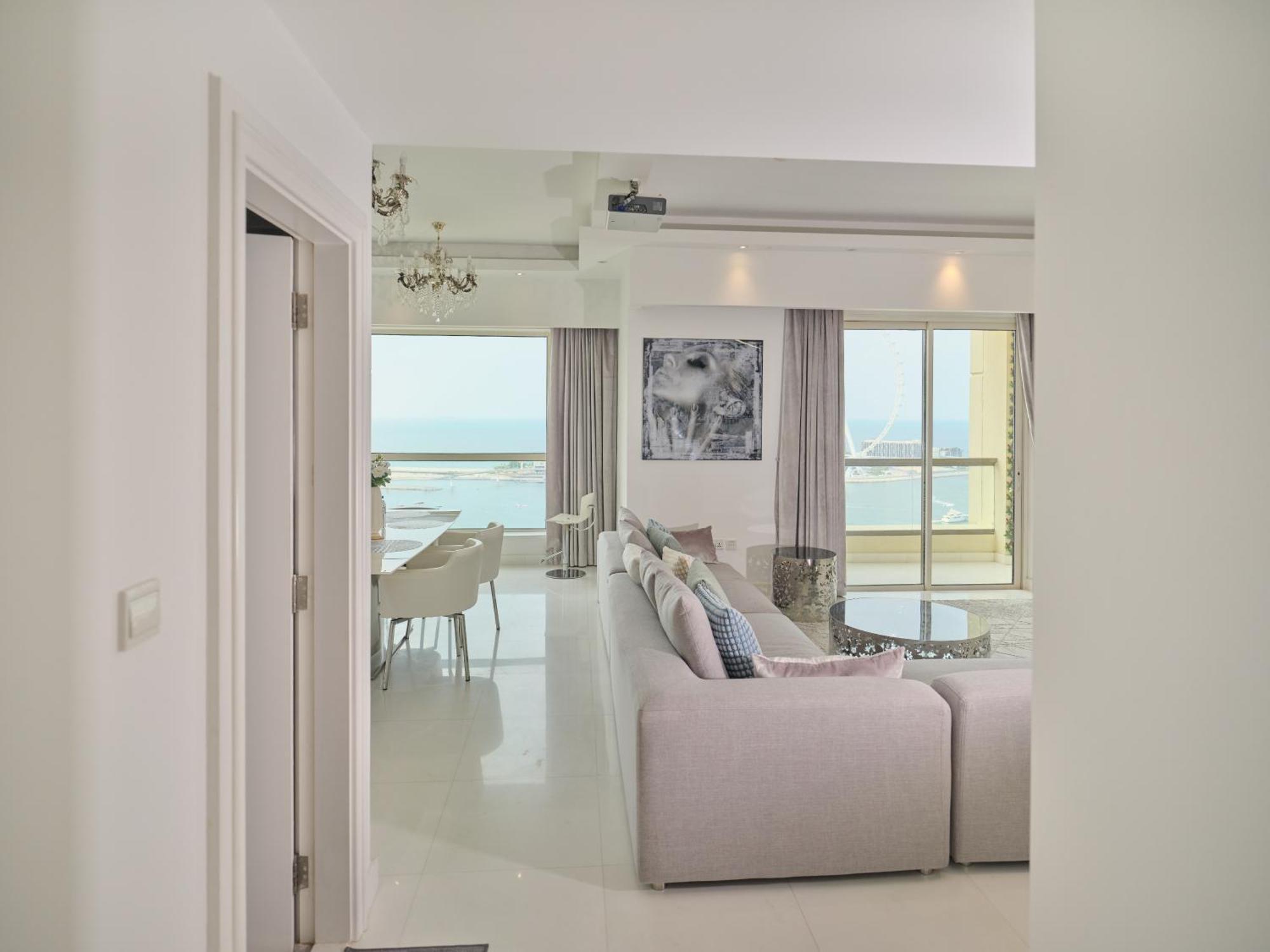 Jbr Beachfront Luxe Apartment All Rooms Sea Facing 迪拜 外观 照片