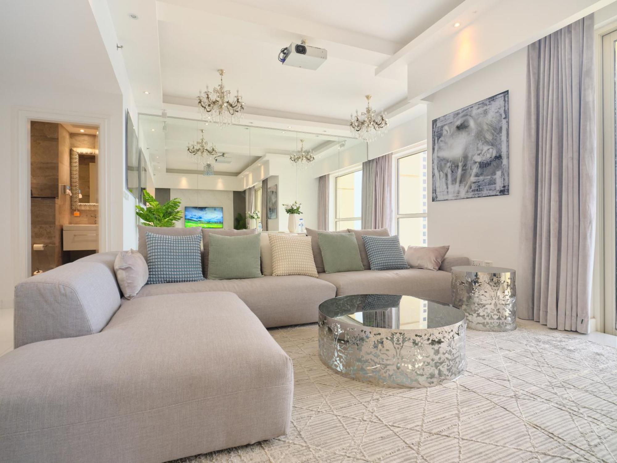 Jbr Beachfront Luxe Apartment All Rooms Sea Facing 迪拜 外观 照片