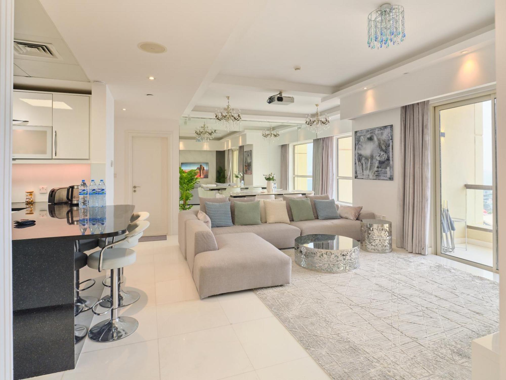 Jbr Beachfront Luxe Apartment All Rooms Sea Facing 迪拜 外观 照片